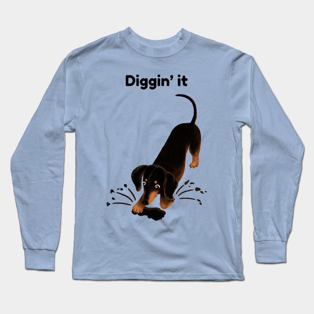 Diggin' it Long Sleeve T-Shirt by illucalliart